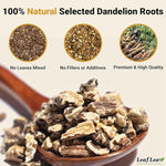 Load image into Gallery viewer, LeafLea Dandelion Root Tea Bags, 240 Count, Natural Dandelion Root Herbal Tea Blend, Supports Digestive and Immune Health, Caffeine-Free, Sugar-Free, Vegan, Gluten-Free, Pack of 6