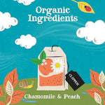 Load image into Gallery viewer, Clipper Tea Chamomile &amp; Peach Teabags – USDA Organic, Great Hot or Iced – Natural, Fair &amp; Delicious Fruity Chamomile &amp; Peach Infusion – 200 Tea Bags