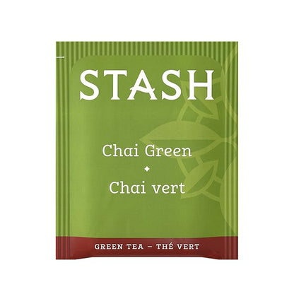 Stash Tea Green Chai Tea, Box of 100 Tea Bags (Packaging May Vary)