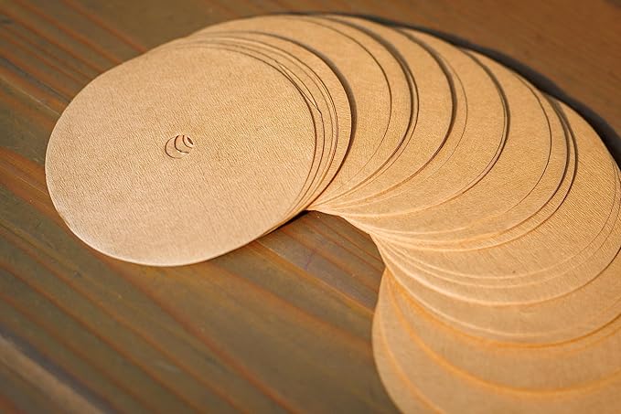 COLETTI Percolator Coffee Filters — Disc Coffee Filters For Percolators – For Bozeman, Butte, & Scoutmaster Camping Coffee Makers – Perfectly Tasteless, Mesh Filter [100 pack, Natural, 3.75”]