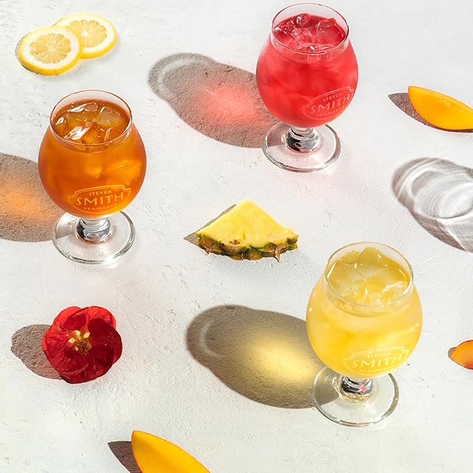 Steven Smith Teamaker Pineapple Green Iced Tea No. 81, Refreshing, Caffeinated, Sustainably Grown, Full Leaf Green Iced Tea, 10 Count, 1 Quart Sachets