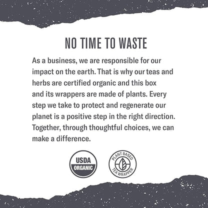 Numi Organic Ginger Lemon Tea, 100 Tea Bags, Organic Decaf Green Tea, Ginger, Lemongrass & Lemon Verbena, Decaffeinated