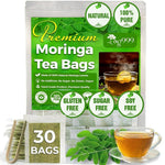 Load image into Gallery viewer, TOG999, Premium 30 Moringa Leaf Tea Bags, 100% Natural &amp; Pure from Moringa Leaves. Loose Leaf Moringa Herbal Tea. Moringa Leaf Tea. No Sugar, No Caffeine, No Gluten, Vegan.