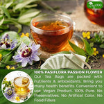 Load image into Gallery viewer, TOG999, Premium 120 Pasiflora Pasion Flower Tea Bags, 100% Natural &amp; Pure. Passion Flower Herbal Tea. No Sugar, No Caffeine, No Gluten, Vegan.