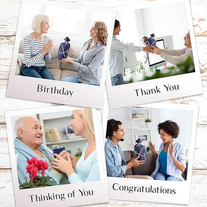 Tea and Coffee Lovers Gift Set - Includes Temperature Retention Cup, 3 Fresh Roasted Full Pot Ground-Coffee Samplers, 6 Special Blend Teabags & Honey Presented in Beautiful Gift Bag For Women & Men