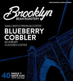 Load image into Gallery viewer, Brooklyn Beans Blueberry Cobbler Coffee Pods, Flavored Gourmet Pack, 40 Count - Compatible with Keurig 2.0 K Cup Brewers - Premium Quality, Rich and Smooth Taste, Single Serve Pods