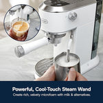 Load image into Gallery viewer, De'Longhi Dedica Duo Compact Espresso Machine - Cold Brew Coffee Maker with Milk Frother Wand- for Espresso, Hot &amp; Iced Coffee, Cappuccinos, Lattes &amp; Home Barista Brewing, Vanilla