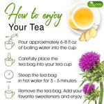 Load image into Gallery viewer, TOG999, Premium Stomach &amp; Liver Herbal Tea – 60 Tea Bags – Milk Thistle Seed, Ginger, Fennel, Peppermint &amp; Licorice – Caffeine-Free – Soothing &amp; Refreshing Herbal Blend for Daily Enjoyment