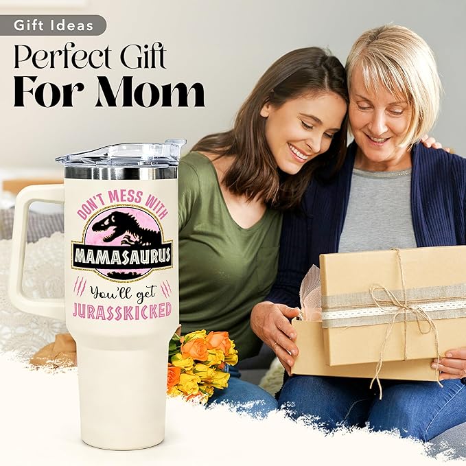 Christmas Gifts for Mom, Women - Gifts for Mom from Daughter, Son - Moms Birthday Gift Ideas - Cool Birthday gifts for Moms, Mothers, Women - Best mom Tumbler 40 Oz Stainless Steel moms Coffee Cup