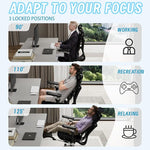 Load image into Gallery viewer, High-Back Ergonomic Mesh Office Chair, Modern Executive Desk Chair with 4D Armrests Computer Task Chair (Black Mesh Dual Lumbar Support)