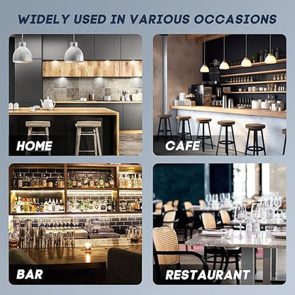 350 Lbs/24H Commercial Ice Maker – 80 Lbs Storage Bin, 126 Ice Cubes Per Cycle – Stainless Steel Undercounter/Freestanding Design, Perfect for Home, Bar, and Outdoor Use, Self-Cleaning Function