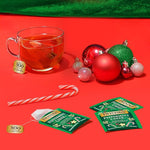 Load image into Gallery viewer, Twinings Peppermint Cheer Herbal Tea Individually Wrapped Bags, 20 Count (Pack of 2), Peppermint &amp; Vanilla, Naturally Caffeine-Free, Enjoy Hot or Iced, 20 Teabags