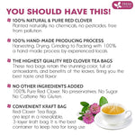 Load image into Gallery viewer, FreshDrinkUS, Premium Red Clover Herbal Tea– 135 Tea Bags – Pure – Naturally Smooth &amp; Mild Flavor – Premium Quality, Eco-Conscious Packaging. Caffeine-Free. Gluten Free. Vegan