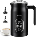 Load image into Gallery viewer, Milk Frother and Steamer 4 in 1, Milk Steamer with Auto Temperature Control, Warm &amp; Cold Foam Maker, Hot Chocolate Maker, Frother for Coffee, Latte, Cappuccino, Black