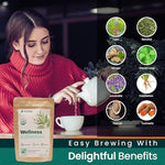 Load image into Gallery viewer, Herbaly Wellness Collection Organic Herbal Ginger Tea, 70 g, 28 Count Bag (Pack of 1)