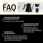 Load image into Gallery viewer, Fellow Stagg EKG Electric Gooseneck Kettle - Pour-Over Coffee and Tea Kettle - Stainless Steel Water Boiler - Quick Heating for Boiling Water - Matte Black With Walnut Handle