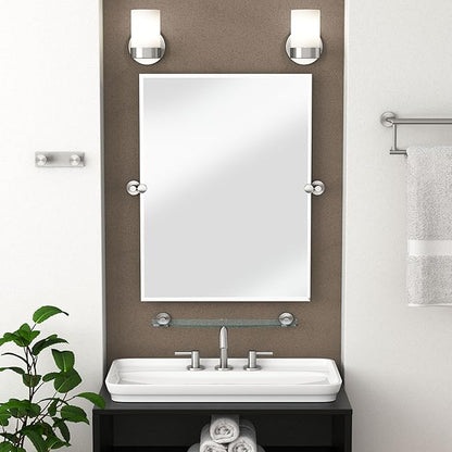 Gatco 4640 Glam Single Towel Bar, 24 Inch, Satin Nickel