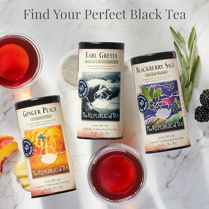 The Republic of Tea – Lucky Irish Breakfast Black Tea Bags, Naturally Caffeinated, 250 Servings