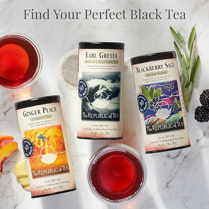 The Republic of Tea – Lucky Irish Breakfast Black Tea Bags, Naturally Caffeinated, 250 Servings