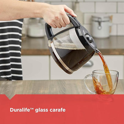 BLACK+DECKER 5-Cup Coffeemaker, Black, DCM600B