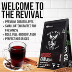 Load image into Gallery viewer, Revival Tea Company Rooibos Chai Tea - Rooibos Red Tea Blend with Fresh Spiced Chai Flavor - Caffeine Free - 24 Tea Bags