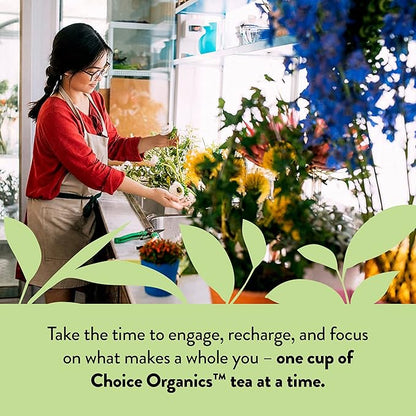 Choice Organic Teas Mint Sage Tea - Organic Herbal Tea - 16 Tea Bags (Pack of 1)