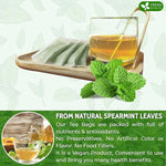 Load image into Gallery viewer, FreshDrinkUS, Premium 45 Spearmint Tea Bags, 100% Natural Spearmint Leaves. Loose Leaf Spearmint Herbal Tea. Spearmint Leaf Tea. No Sugar, No Caffeine, No Gluten, Vegan.