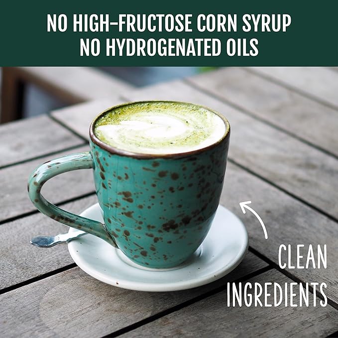 Two Leaves and a Bud Barista Matcha Sweetened Latte Blend (8 Servings), Japanese Matcha Green Tea Powder, 1 Resealable Bag, 120g (4.23oz)