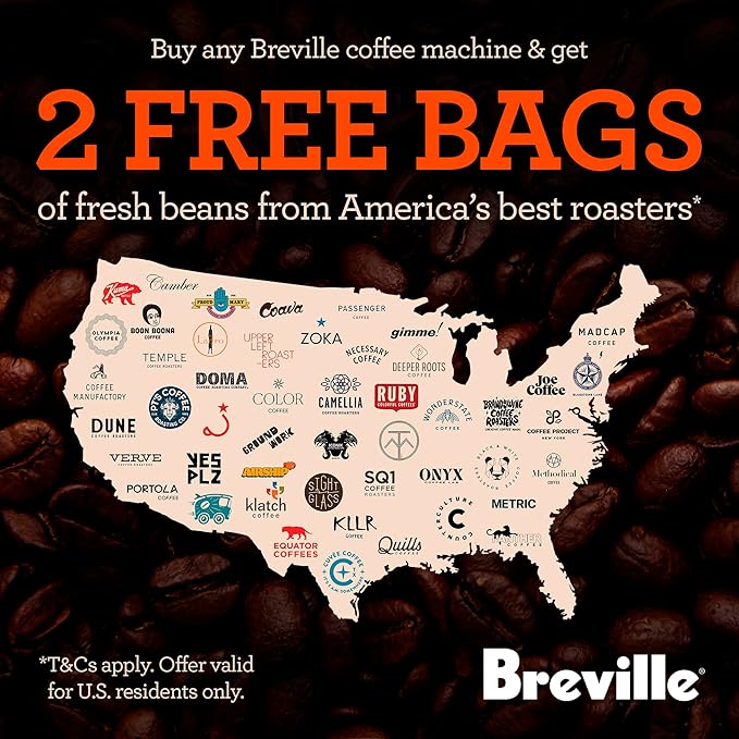 Breville Barista Express Espresso Machine BES870BSXL, Black Sesame