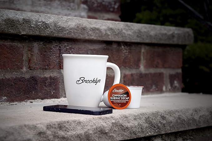 Brooklyn Beans Decaf Coffee Pods, Cinnamon Subway - Compatible with Keurig K Cup Brewers Including 2.0 Machines, 40 Count, Spicy and Sweet