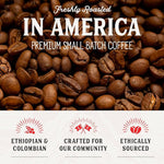 Load image into Gallery viewer, Crockett Light Roast Ground Coffee – Smooth Light Roast Ground Coffee with Bright Flavor, Crisp Finish &amp; Gentle Strength – Perfect for Clean Brewing, Mellow Energy &amp; Daily Coffee Drinks