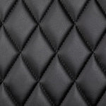 Load image into Gallery viewer, LUNLING Mid Century Modern Faux Leather Dining Room Chairs,Upholstered Seat Metal Legs Chairs Black Faux Leather Kitchen Chair Reception Room Chair,1PCS