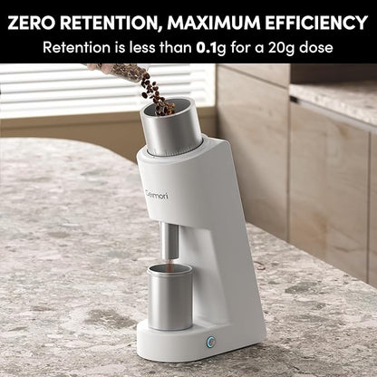 Burr Coffee Grinder,Wirsh Electric Single Dose Coffee Grinder Geimori GU38 with 38mm 6-Core Conical Burr,Stepless Adjustment for Drip,French Press,Cold Grind Settings from Fine to Coarse