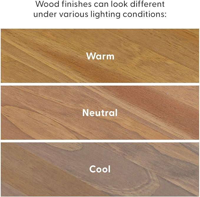 Plank+Beam Beryl Bar Height Stool - Mid-Century Modern Rubberwood Bar Stool with Faux Leather Seat, Metal Footrest, Easy Assembly, 4-Pack, Pecan/Toffee