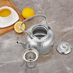 Load image into Gallery viewer, SANQIAHOME Antique 1.5L (50Oz) Stainless Steel Teapot with Infuser Silver