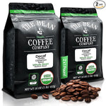Load image into Gallery viewer, The Bean Organic Coffee Company Water Processed DECAF Vanilla Cinnamon Spice, Medium Roast, Whole Bean Coffee, 16-Ounce Bags (Pack of 2)