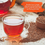 Load image into Gallery viewer, True Honey Rooibos Tea Bags - Honey Crystals Blended in Every Sachet - Decaf Red Rooibos Tea - All Natural Organic Herbal Caffeine Free Tea Bag 24 Count