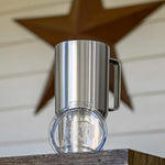 Load image into Gallery viewer, Maxam XPAC 64 Ounce Double Vacuum Wall Stainless Steel Vacuum Insulated Tumbler with Lid and Handle, Fits in a 4 Inch Wide Car Beverage Holder