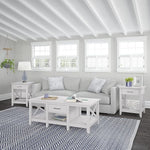 Load image into Gallery viewer, Bush Furniture Coffee Table with Storage with Aged Bronze Hardware | Key West Collection Center Counter for Living Room | 47Wx24Dx18H