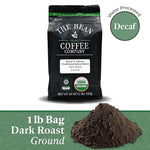 Load image into Gallery viewer, The Bean Organic Coffee Company Water Processed DECAF IL Chicco (Traditional Italian Roast), Dark Roast, Ground Coffee, 16-Ounce Bag, Café Molido Tostado Orgánico descafeinado