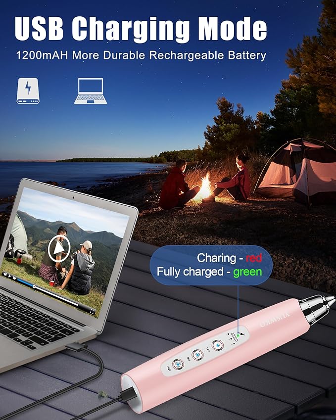 YUSWKO Rechargeable Milk Frother for Coffee, Handheld Drink Mixer with 3 Heads 3 Speeds, Ideal Coffee Frother Wand for Travel - Silver