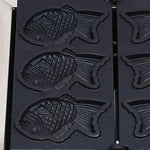 Load image into Gallery viewer, 1.5kw Fish Waffle Maker, Stainless Steel Non-Stick Electric Cake W-affle M-aker with Double-Sided Heating Plate, Waffle Maker with 3 Fish-Shaped Mold Slots, 122~572℉, Anti-Scald Handles, Timer（0-5min）