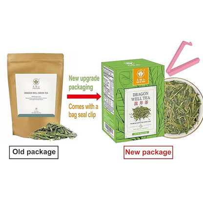 TIAN HU SHAN First Grade Tea Chinese LongJing/Dragon Well Green Tea Loose Leaf 8oz (227g)