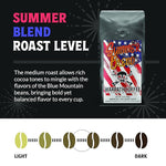 Load image into Gallery viewer, Warpath Coffee Medium Roast Whole Bean Coffee, Summer Blend, High Caffeine, Extra Strong Roasted 100% Arabica Coffee Beans Whole, Caribbean Inspired Blue Mountain Blend, Created by Navy SEALs, 12oz