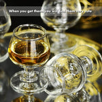 Load image into Gallery viewer, 1.75oz Mini Shot Glass Set of 6 - Clear, Super Cute, Perfect for Tasting Brandy - Glass Snifters