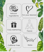 Load image into Gallery viewer, EZR Leaf Mint &amp; Chamomile Herbal Tea 20 Pyramid Tea Bags 1.4 Once with Lemongrass Mint Leaves Caffeine Free Decaf Blend Natural Relaxing,Wellness Gift-Ready