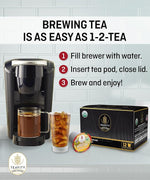 Load image into Gallery viewer, Organic Rooibos Tea Pods with Vanilla &amp; Orange - Naturally Decaf Tea - African Dream by Teavity (36 Tea Pods)