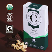 Cru Kafe Decaf USDA Organic Espresso Coffee Capsules (100 Pods) Fairtrade Coffee Pods Compatible with Nespresso Original Line and Pixie Machines