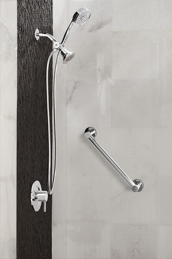 Moen Align Chrome 18 in. Modern Single Towel Bar, YB0418CH