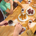 Load image into Gallery viewer, Pour Over Coffee Maker, 19 oz Borosilicate Glass Coffee Carafe with 100 PCS Paper Filter, Wooden Collar &amp; Cowhide rope, Glass Coffee dripper (Clear, 550 ml(only Paper Filter))